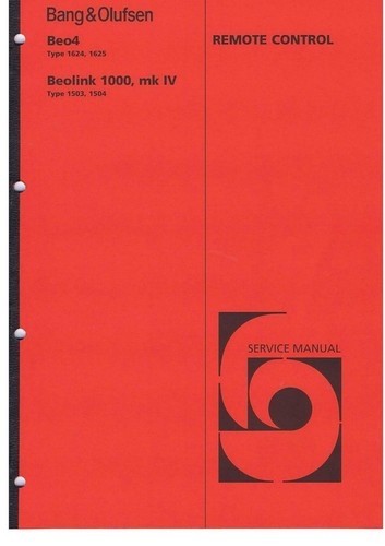 Service manual anleitung bang - service, manual-anleitung